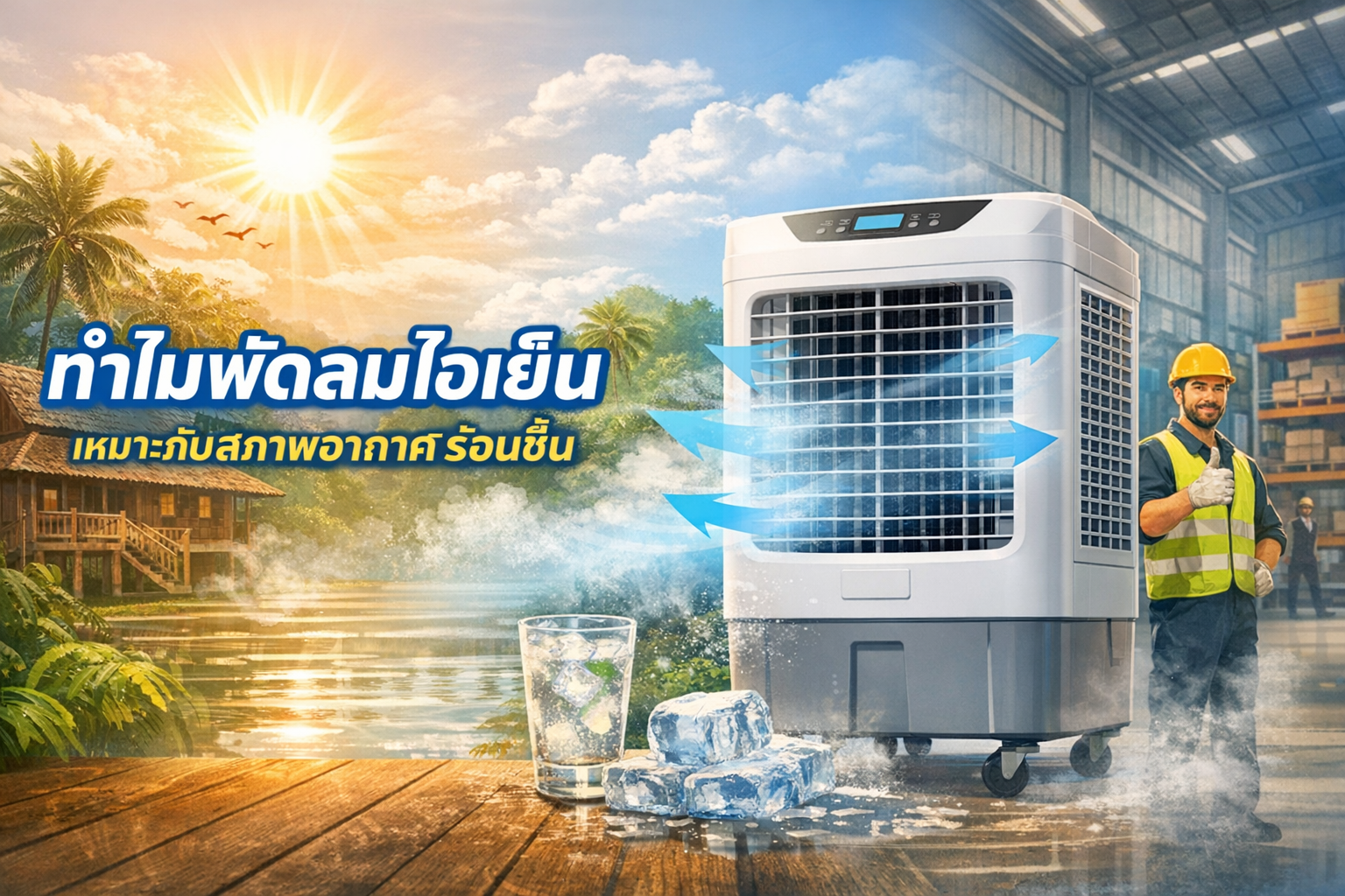 ทำไมพัดลมไอเย็นเหมาะกับสภาพอากาศร้อนชื้น